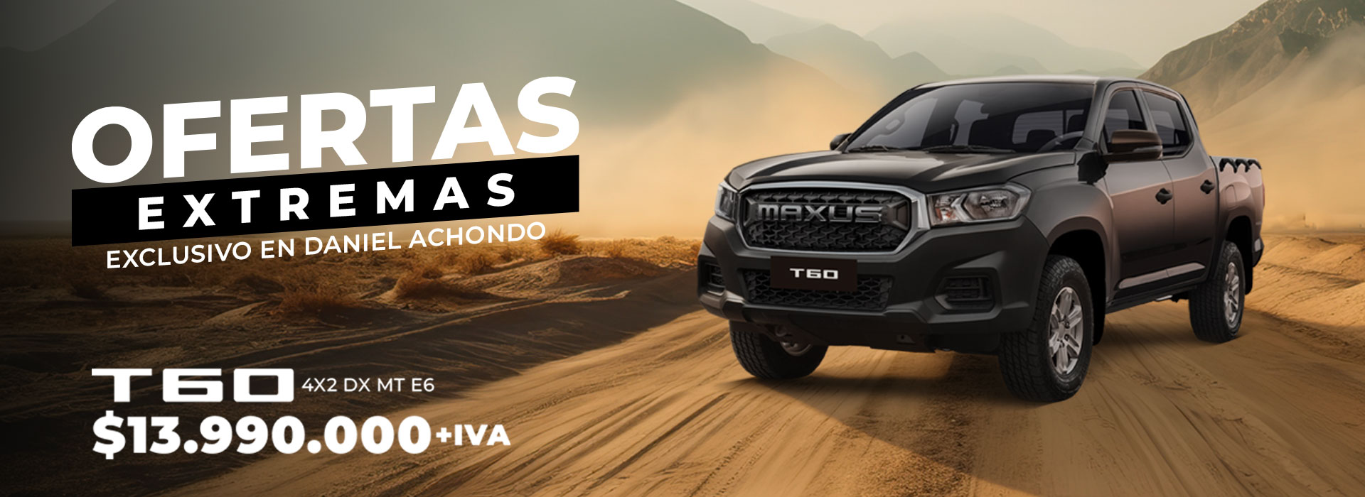 Maxus T60 en carretera