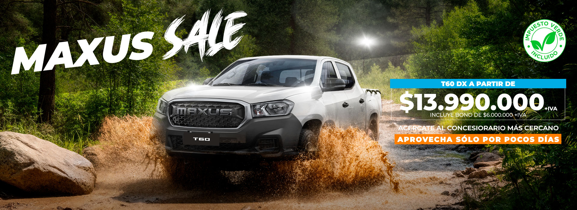 Maxus T60 en carretera