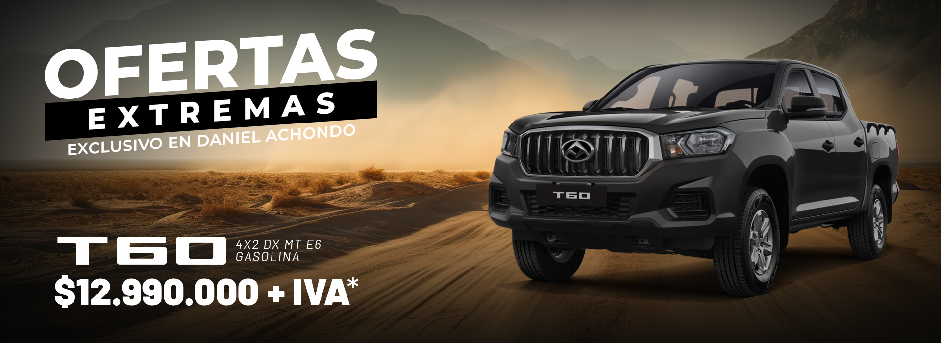 Maxus T60 en carretera