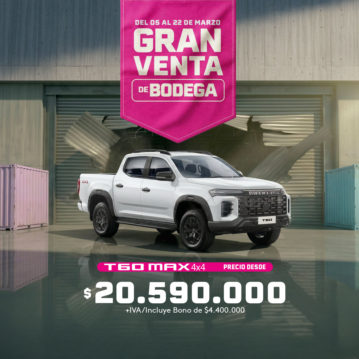 Maxus T60 en carretera