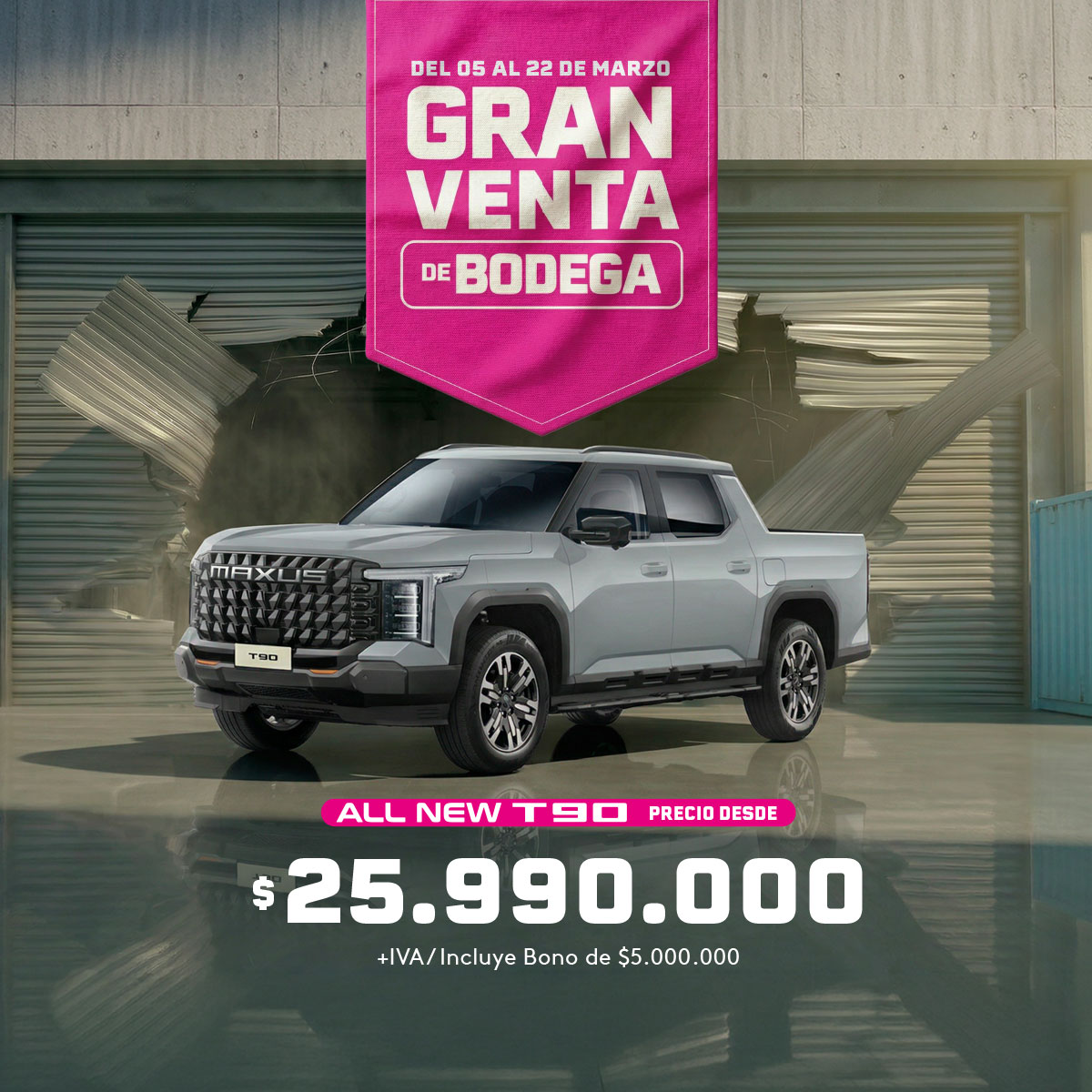 Maxus T60 en carretera