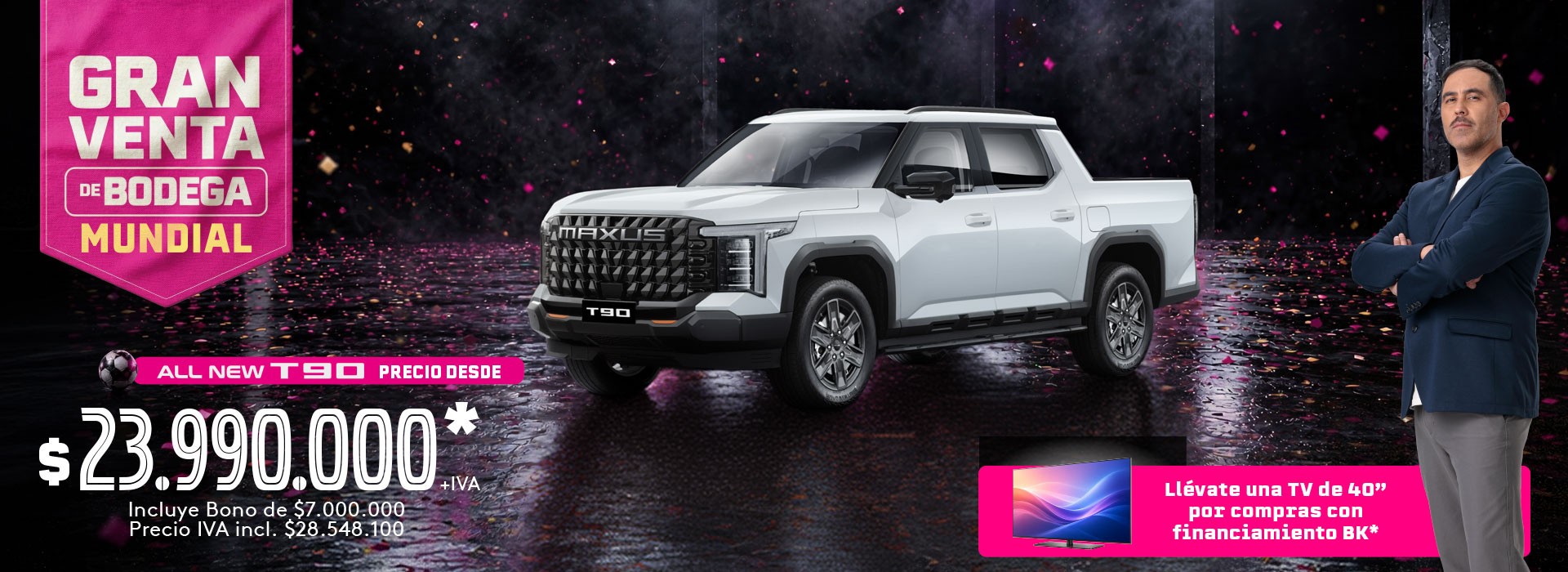 Maxus T60 en carretera