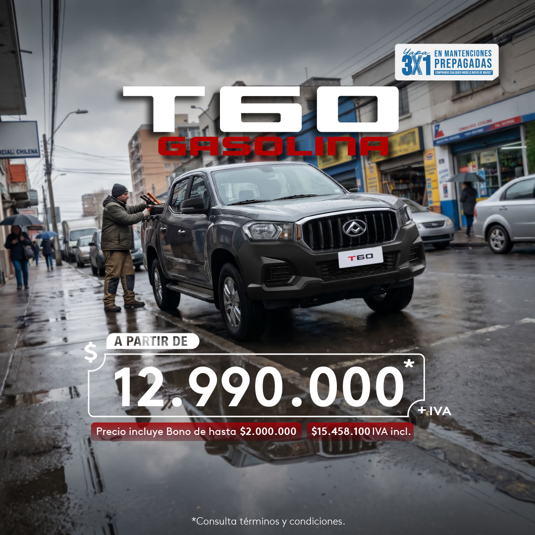 Maxus T60 en carretera