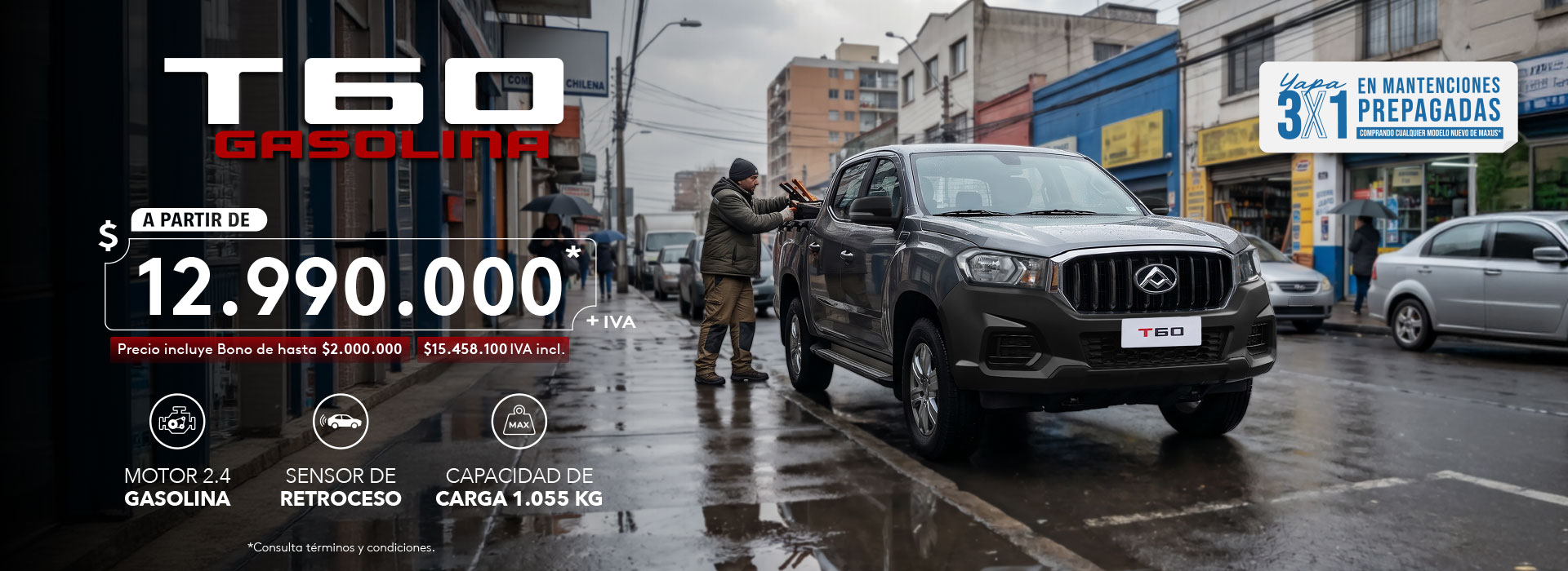 Maxus T60 en carretera